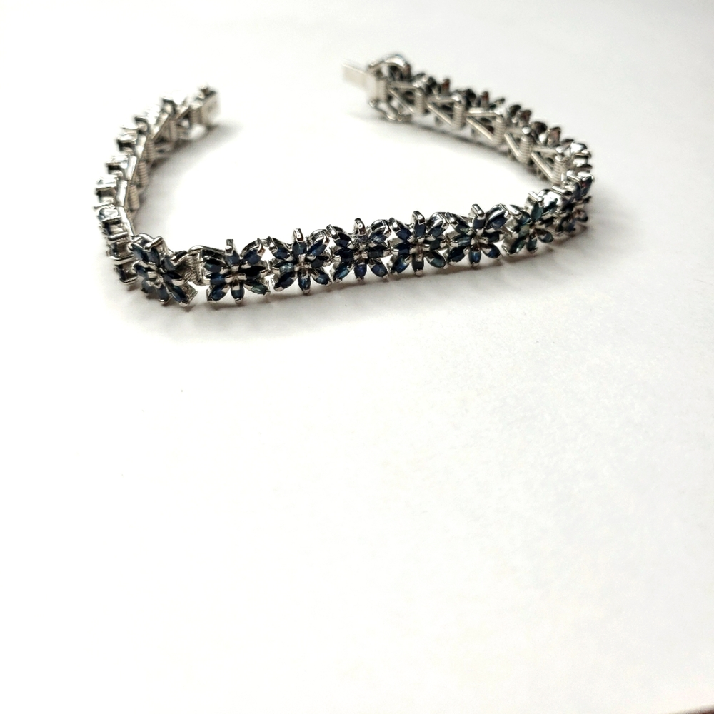 ☆Sterling silver Sapphire bracelet